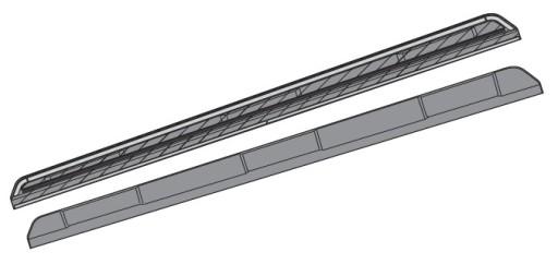 Hyundai Bayon бічні спідниці червоний