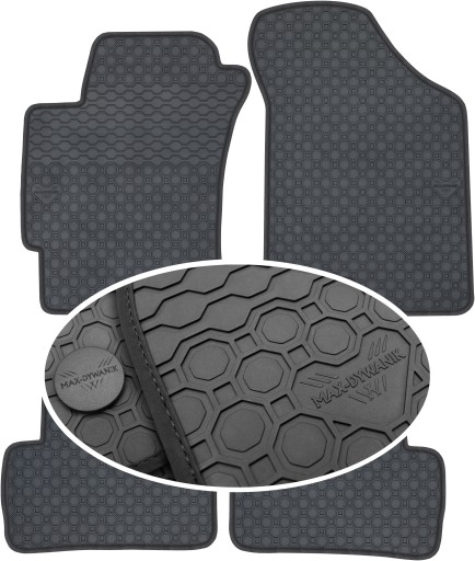 Гумові килимки Hyundai Coupe II 2002-2008 PrimeLiner - Чорні