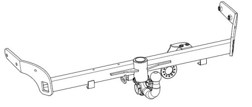 Hyundai Kona (2023-) Съемный фаркоп