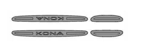 Hyundai Kona (2023-) Бічні пороги