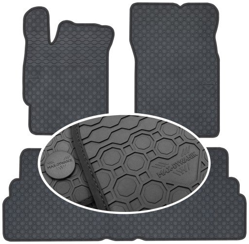 Hyundai Lantra I SD 1990-1999 гумові килимки PrimeLiner - Чорні