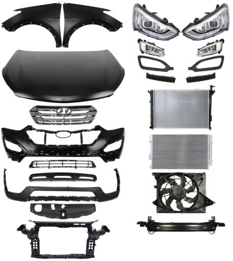 Inny421 - Hyundai Santa Fe 12-15 Ремінь бампера Капот Крило
