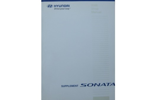 Hyundai Sonata IV ремонтна книга Sonata 05-08 CRDi