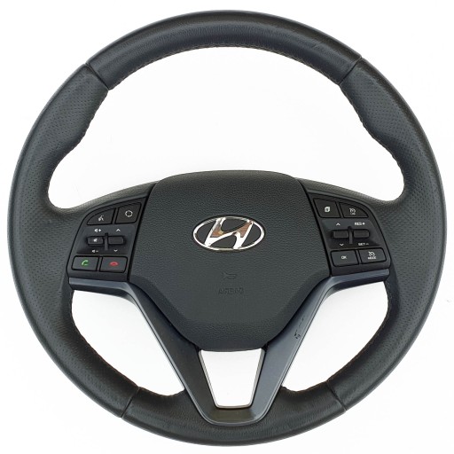 Hyundai Tucson III спортивный кожаный руль с лифтом АКСЕССУАРЫ Подушка!