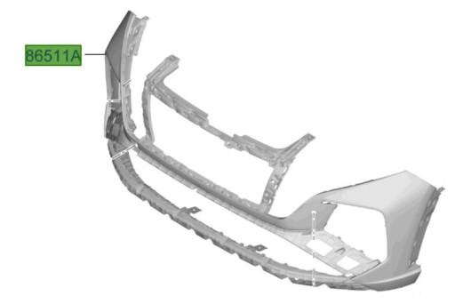 771-045 - Ручка пассажира ручка Yamaha FZ6 04-09