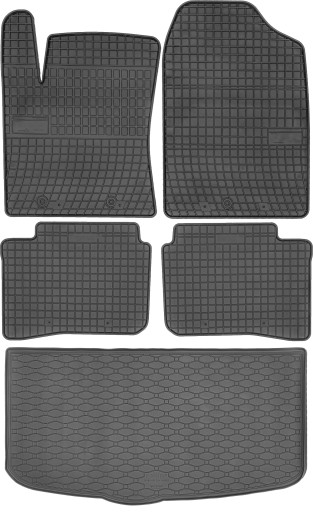 Hyundai i10 III Hatchback 2020 - Гумові килимки + килимок в багажник