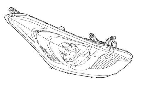 92102-A6020 - Hyundai i30 (2012-2015) Фара правая