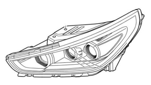 92101-G4100 - Hyundai i30 (2017-2020) Фара светодиодная левая