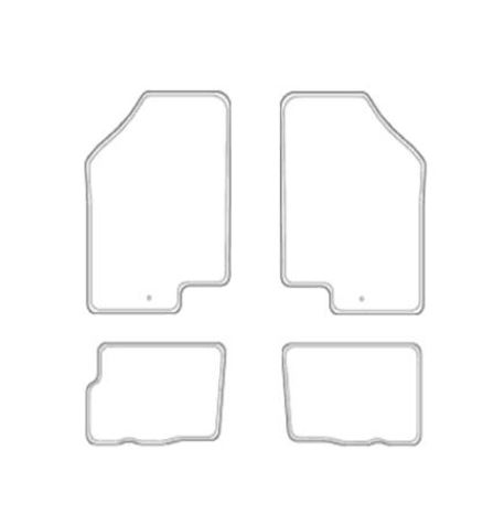 Hyundai ioniq 2016-2022 Сині гумові килимки