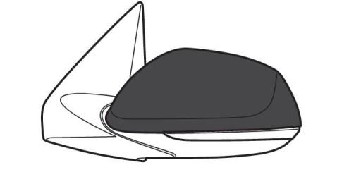 Hyundai ioniq 5 кришки дзеркал чорні