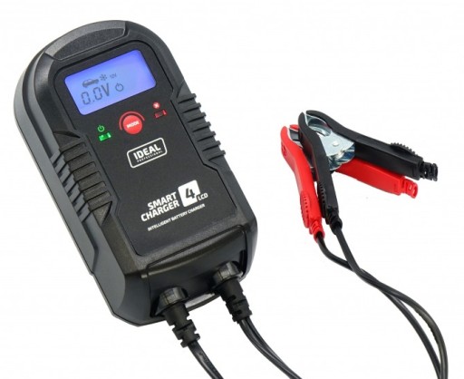 ІДЕАЛЬНИЙ ВИПРЯМЛЯЧ ДЛЯ ЗАРЯДКУ АКУМУЛЯТОРІВ SMART CHARGER 4 LCD 6/12V