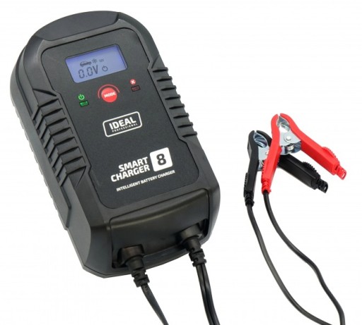 ІДЕАЛЬНИЙ ВИПРЯМЛЯЧ ДЛЯ ЗАРЯДКИ АКУМУЛЯТОРІВ SMART CHARGER 8 LCD 6/12V