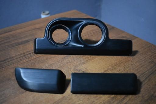 ДЕКОРАТИВНАЯ ПЛАНКА ДЛЯ КОНСОЛИ PERFECT АЛЮМИНИЕВАЯ МАТОВАЯ ЧЕРНАЯ PORSCHE 991 1