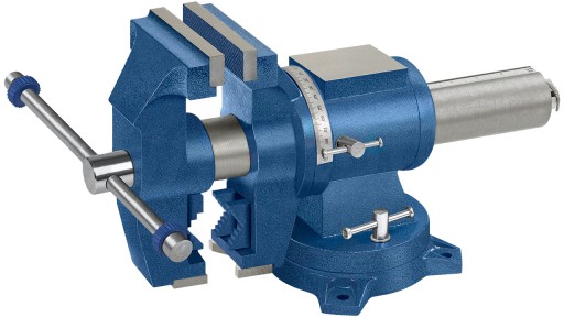 Слюсарні лещата 100 мм регульовані поворотні PRO