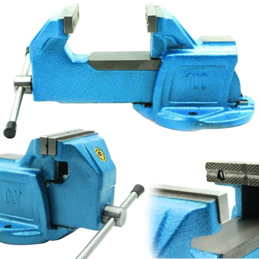 Слюсарні лещата Bison сталеві щелепи 100 мм 7,5