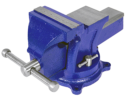 Тиски слесарные поворотные с наковальней 200мм 10783