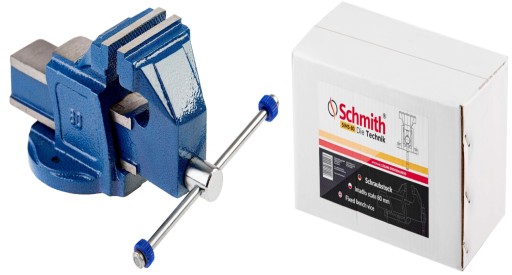 Тиски слесарные твердые с наковальней 200 мм твердые