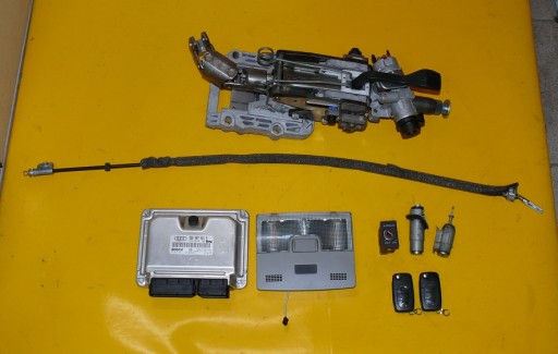 0281011136 8E0907401P - Іммобілайзер двигун комп замок запалювання вкладиші audi a6 c5 2.5 tdi 163км підйом