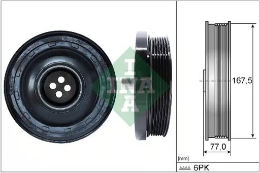 544 0137 10 - INA AC9FE3 НАПРАВЛЯЮЩИЙ РОЛИК MICRO-V BMW 1/3 <2015 INA ШТ.