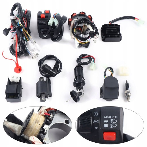 AK002824 - ЕЛЕКТРОМОНТАЖ квадроцикла QUAD 150-250 ЗАВЕРШЕНИЙ