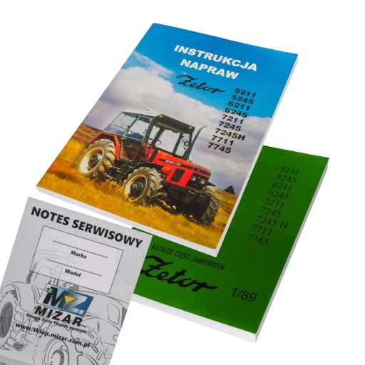 КЕРІВНИЦТВО ПО РЕМОНТУ + КАТАЛОГ ЗАПЧАСТИН ZETOR 5211-7745