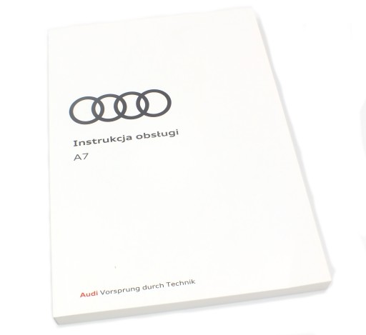 Руководство пользователя AUDI A7 ORIGINAL ASO NEW