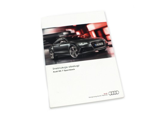 РУКОВОДСТВО ПО ЭКСПЛУАТАЦИИ AUDI RS 7 SPORTBACK ASO НОВАЯ RU