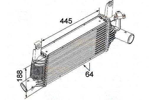 BRH-8ML 376 - ИНТЕРКУЛЕР BEHR HELLA 14461EB360 077005N DN4339 3