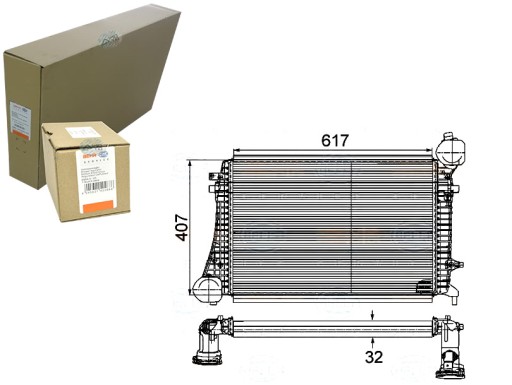 BRH8ML 376 - ИНТЕРКУЛЕР BEHR HELLA 1K0145803G 1K0145803R