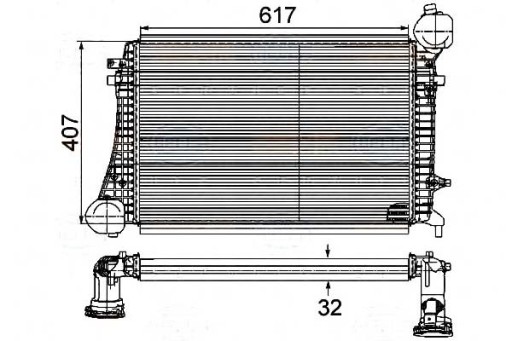 BRH-8ML 376 - ИНТЕРКУЛЕР BEHR HELLA 1K0145803G 1K0145803R