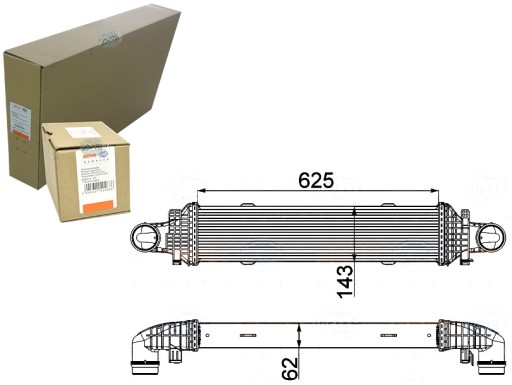 BRH8ML 376 - ІНТЕРКУЛЕР BEHR HELLA 2045000200 A 127012N MS4593