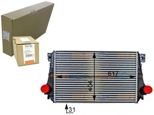 8ML 376 - ИНТЕРКУЛЕР BEHR HELLA 2H0145804 D 376701241 VP9VA