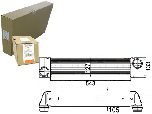 BRH8ML 376 - ІНТЕРКУЛЕР BEHR HELLA 351319202740 IC165 30550 60
