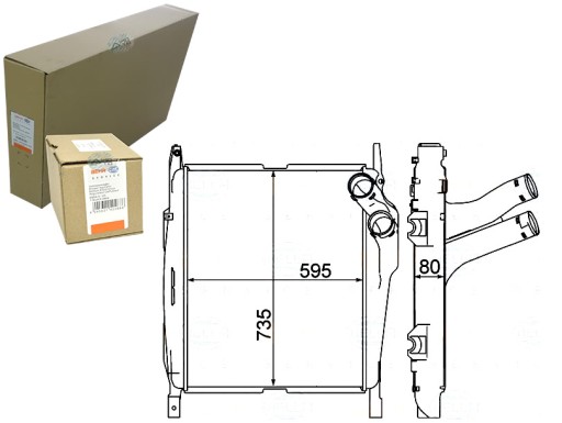 BRH8ML 376 - ИНТЕРКУЛЕР BEHR HELLA A9405010701 9405010701 1370