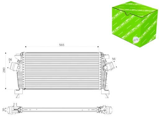 818565 - ИНТЕРКУЛЕР БЕЗ КЛАПАНА EGR OPEL ASTRA J ASTRA J GTC CASCADA 1.3D-1.7D