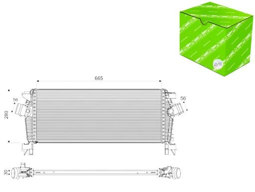 818566 - ИНТЕРКУЛЕР БЕЗ КЛАПАНА EGR OPEL ASTRA J ASTRA J GTC ZAFIRA C 1.4-1.6D