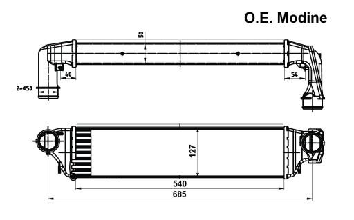 30119 - ИНТЕРКУЛЕР BMW 3 E46 98-05 320D/330D NRF