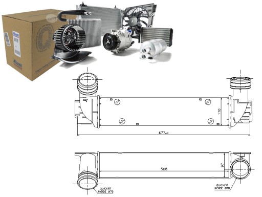 96551 - ІНТЕРКУЛЕР BMW 3 (E90) 3 (E91) 3 (E92) 3 (E93) 3.