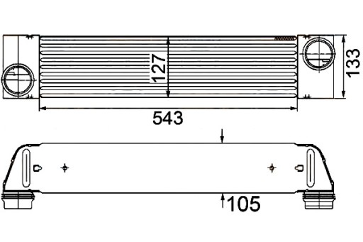 8ML 376 - ИНТЕРКУЛЕР BMW 5 60 61 6 E64 7 E65 66 HELLA