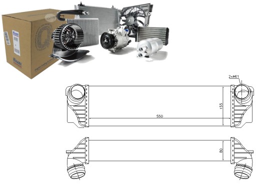 96441 - ІНТЕРКУЛЕР BMW 5 (F10) 5 (F11) 5 GRAN TURISMO (F0)