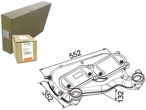 BRH8ML 376 - ІНТЕРКУЛЕР ОХОЛОДЖЕННЯ НАДАРЮВАННЯ ПОВІТРЯ [BE