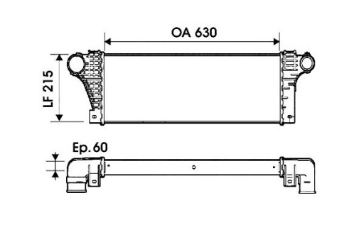 VAL-817941-ZS1 - ИНТЕРКУЛЕР НАДДУВОЧНОГО ВОЗДУХОХЛАДИТЕЛЯ VAL