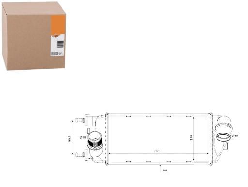 NRF30183(iMOTO) - ИНТЕРКУЛЕР ФИАТ 500 0.9 1.3M-JET 1.4 ПАНДА 12- 0,