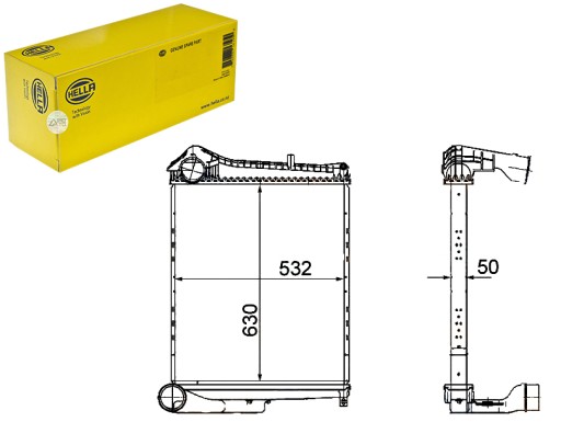 HEL8ML 376 - ИНТЕРКУЛЕР HELLA 376756091 IC208 97073