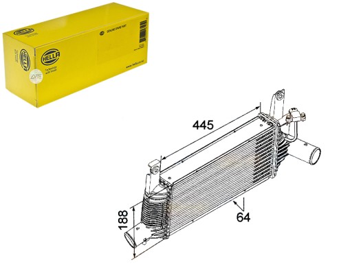 HEL8ML 376 - ІНТЕРКУЛЕР HELLA IC6000 819M61 351319202240 IC132