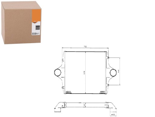 PRO/309015 - ИНТЕРКУЛЕР MAN F 2000 F 90 F 90 UNTERFLUR D2840LF