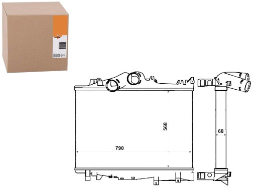 NRF30229(iMOTO) - ИНТЕРКУЛЕР MERCEDES ATEGO ATEGO 2 OM900.912-OM924