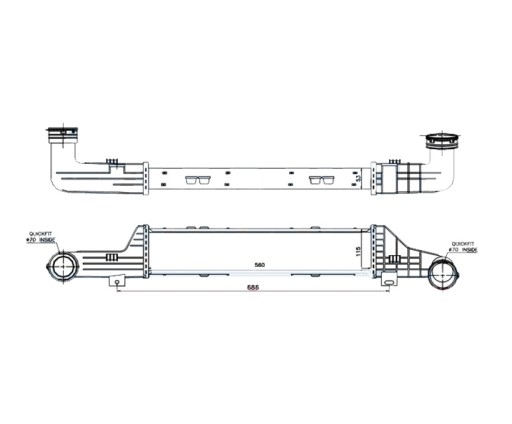 210 500 14 00 - ИНТЕРКУЛЕР MERCEDES BENZ E-class W210 06.99-