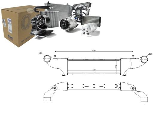 NISSENS 96859 INT - ИНТЕРКУЛЕР MERCEDES C T-MODEL (S202) C (W202) CLK