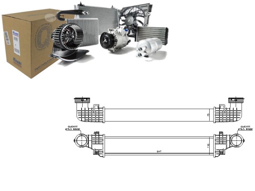 NIS96434(iMOTO) - ИНТЕРКУЛЕР MERCEDES CLS (C219) E T-MODEL (S211) E